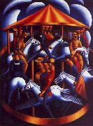 Mark Gertler The Merry Go Round painting
